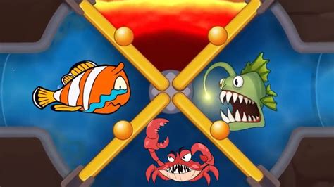 Fishdom Mini Game Ad Pull The Pin Save Fish Gameplay Youtube