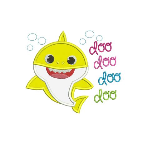 The series also airs on youtube, dubbed by iyuno media group in burbank, california. Baby Shark Doo Doo Doo Applique Design