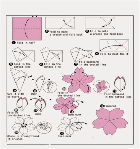 Origami Easy Flower Instructions Simple Origami For Kids