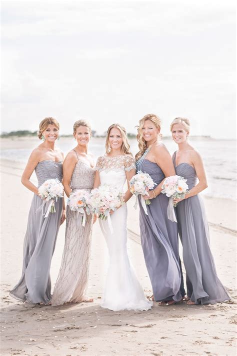 Beach Bridesmaidsbridesmaids Beach Wedding