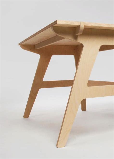 I was wondering how i could make a table similar. Image result for cnc furniture desk | Plywood furniture ...