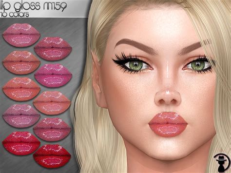 The Sims Resource Lip Gloss M159 By Turksimmer Sims 4 Downloads