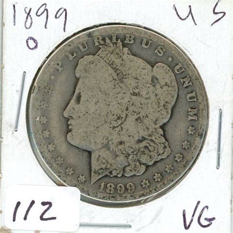 One Dollar Coin Usa 1899 Morgan Silver Schmalz Auctions