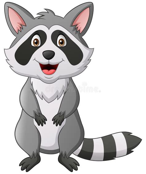 Cute Raccoon Cartoon Stock Vector Illustration Of Artwork 175567626