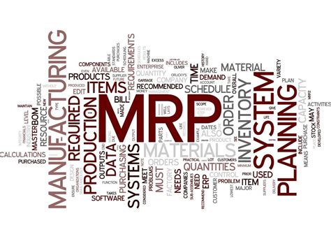 Material Requirements Planning Mrp How It Works