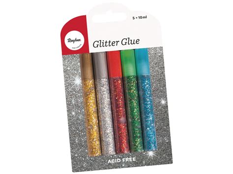 Glitter Glue Rayher 5x10ml Vunder