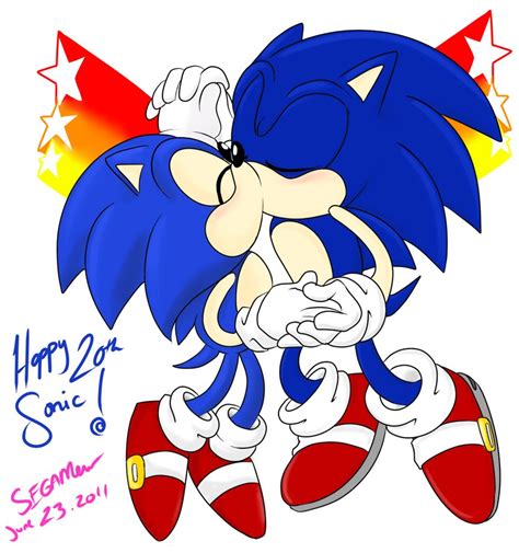Classic Sonic X Modern Sonic Sonic Yaoi Fan Art 38353874 Fanpop