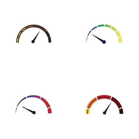 Speedometer Vector Graphic Design Illustration Template 6985915 Vector