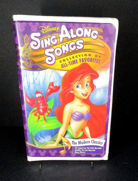 Disney Sing Along Songs Collection Of All Time Favorites VHS Etsy UK