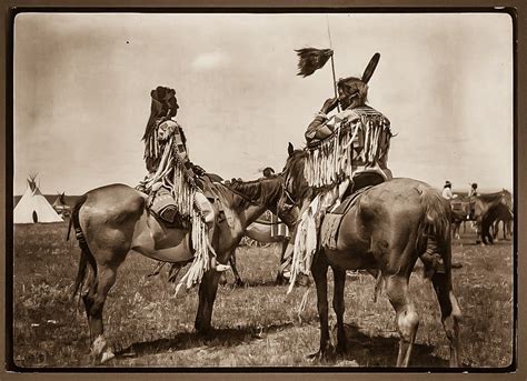 Assiniboine Men On Horseback 1906 Indigenous Peoples Of The Americas