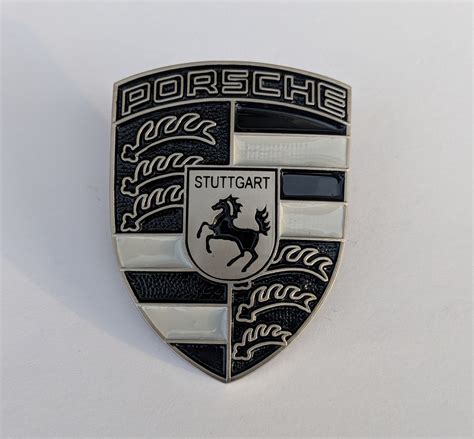 Porsche 911 Boxster Cayenne Cayman Front Hood Emblem Crest Logo Sign