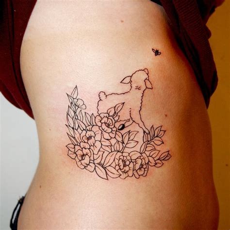 Little Lamb Tattoo Lamb Tattoo Vegan Tattoo Tattoos