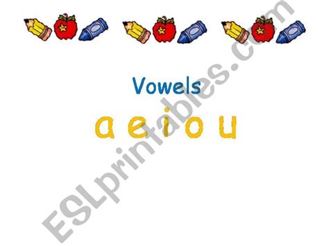 Esl English Powerpoints Short Vowels