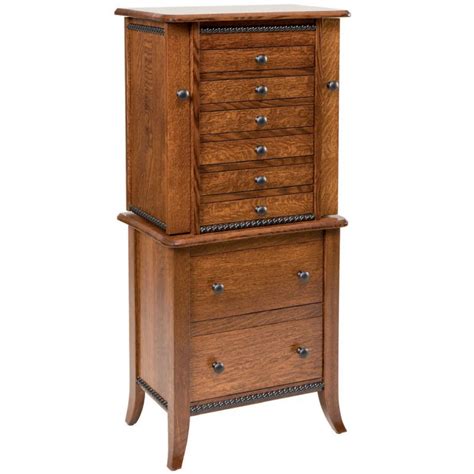 Bunker Hill Amish Jewelry Armoire Fine Craftsmanship Cabinfield