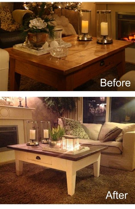 It had some mold, lots of scratches, and pen marks from the kids. I have pimped my old pine coffee table by painting the ...
