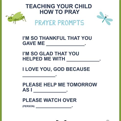 Teaching Your Child How To Pray