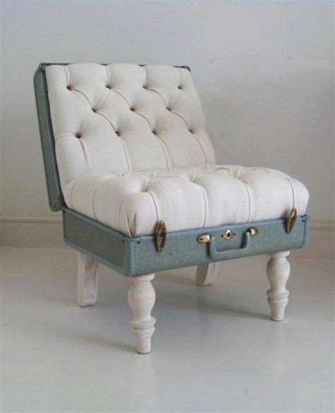 Vintage Suitcase Chair Suitcase Chair Recycled Furniture Furniture