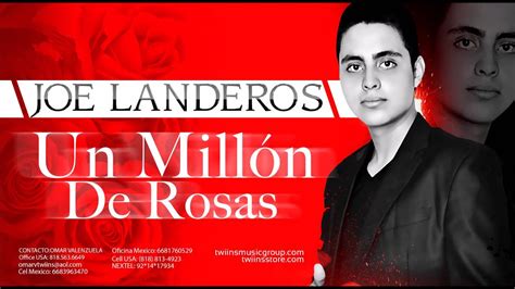Un Millon De Rosas Estudio 2016 Joe Landeros Youtube