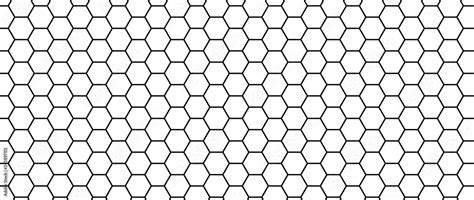Hexagon Seamless Pattern Honeycomb Vector Texture Futuristic