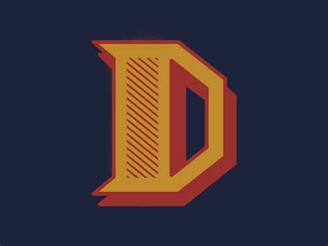 Letter D By Mitch Kelly On Dribbble