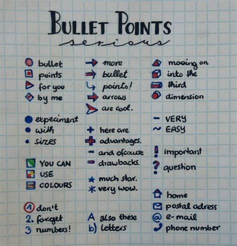 Bullet Points Artofit