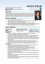 Pictures of Resume Format Hr Payroll Executive