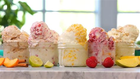 5 New Fruity Ice Cream Recipes Youtube