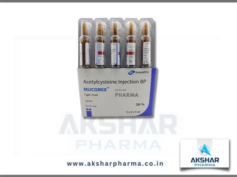 Acetylcysteine Mucomix Gm Injection At Rs Piece Multi Vitamin