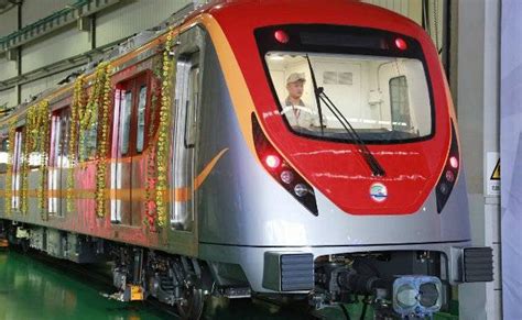 Punjab Cm Shehbaz Sharif Inaugurates Lahores Orange Line Metro Train