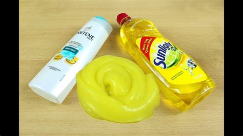 Dish Soap Shampoo And Salt Slime No Glue No Borax No Liquid Starch