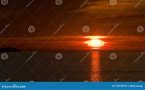 Sunset At The Adriatic Sea In Croatia Stock Photo Image Of Croatia