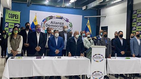 ¿una nueva alianza partidos de la oposición en venezuela se unen para participar en las