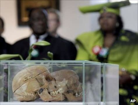 Germany Returns Namibian Skulls Taken In Colonial Era Bbc News