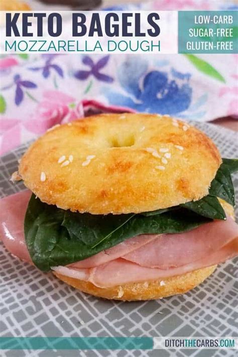 Ways to use keto fathead dough pizza isn't the only thing people miss when going low carb. Keto Mozzarella Dough Bagels + VIDEO - only 2.4g net carbs ...