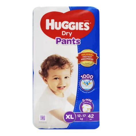 Huggies Dry Xl Pant Diaper 12 17kg 42 Pcs Huggies Diapers Price Bd