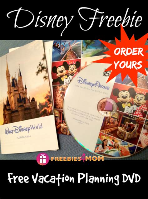 Free Disney Parks Vacation Planning Dvd