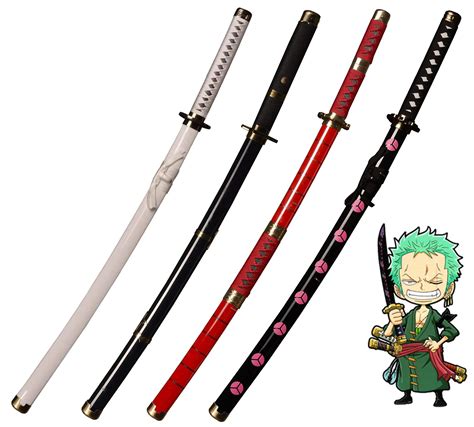 Buy Koguma One Piece Roronoa Zoro Cosplay Wooden Swords Replica Props