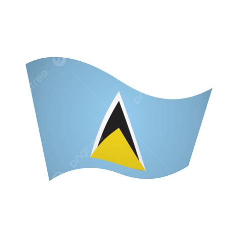 Saint Lucia Flag Saint Lucia Flag Country Png And Vector With
