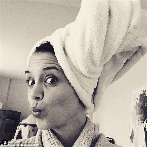 Katie Holmes Tries To Get In On Mario Testinos Towel Series With