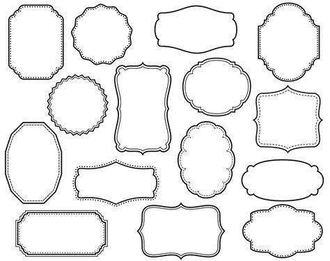 White Clipart Outline Frame 20 Free Cliparts Download Images On