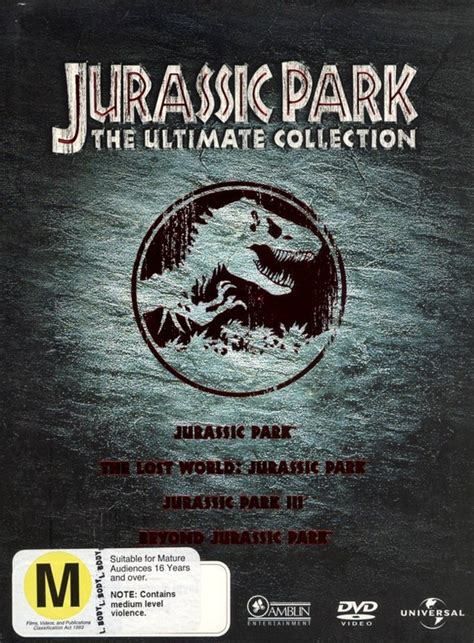 Jurassic Park The Ultimate Collection 4 Disc Box Set