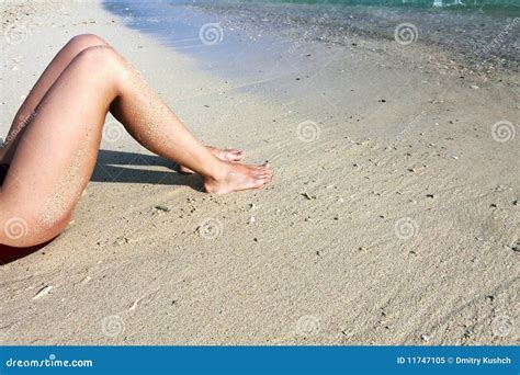 Relax On The Beach Stock Image Image Of Body Coastline 11747105