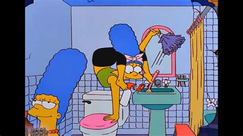 The Simpsons When You Like Bale Dancing But Your Job Is Toilet Cleaning Youtube