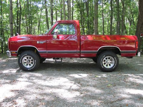 1989 Dodge W 150 4x4 Ram Pickup Short Bed For Sale Dodge Ram 1500 W