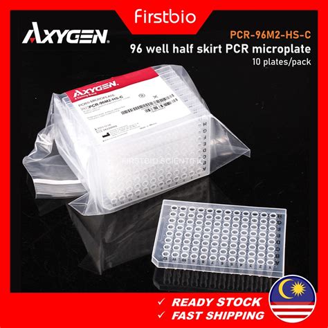 Axygen 96 Well Pcr Plate Microplate Half Skirt Clear Pcr 96m2 Hs C 10pcspack Shopee Malaysia