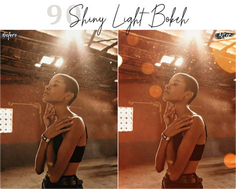 Shiny Light Overlays Bokeh Effect Photo Overlays Photoshop Etsy