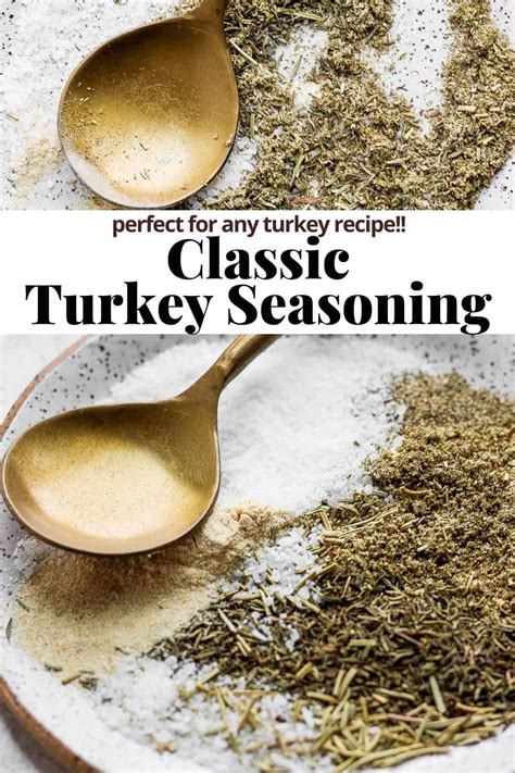 Turkey Seasoning The Wooden Skillet