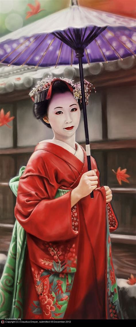 Pin By Eveellsworth On Geisha And Maiko Geisha Japan Red Kimono