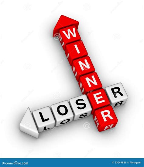 Winner And Loser Royalty Free Stock Image Image 23049826