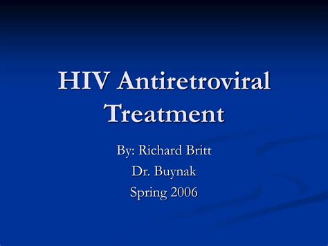 Ppt Hiv Antiretroviral Treatment Powerpoint Presentation Free